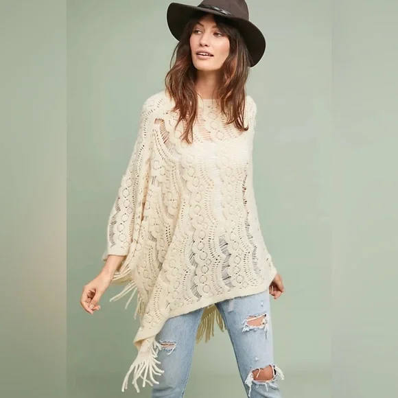 Ana & Katie Anthropologie Poncho NWT - Picture 2 of 5